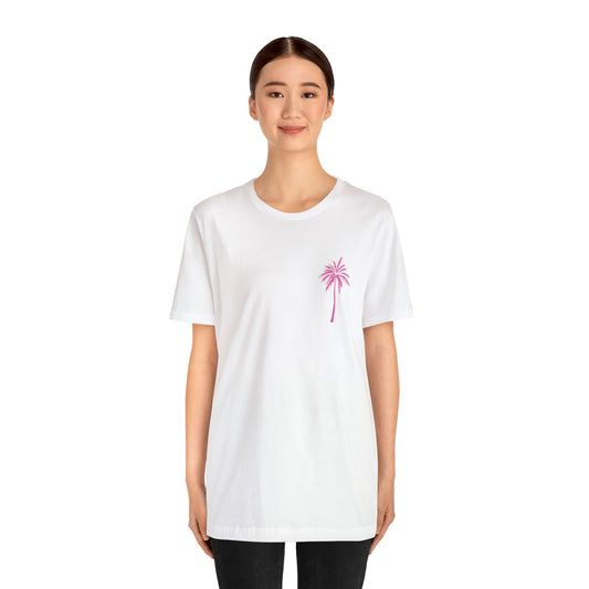 Pink Palm Tee