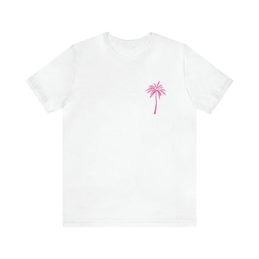 Pink Palm Tee