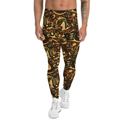 Golden Ember Fusion Leggings